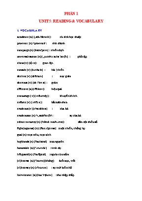 Bài tập Tiếng anh 11 - Unit 5 Illiteracy (Có đáp án và lời giải)